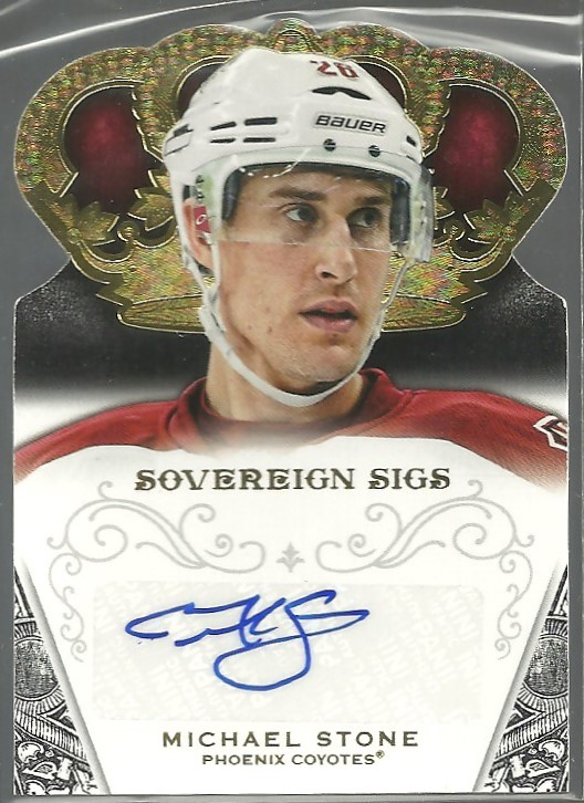 2013-14 Crown Royale Sovereign Sigs #SOMIS Michael Stone AUTO (image for) 2013-14 Crown Royale Sovereign Sigs #SOMIS Michael Stone AUTO