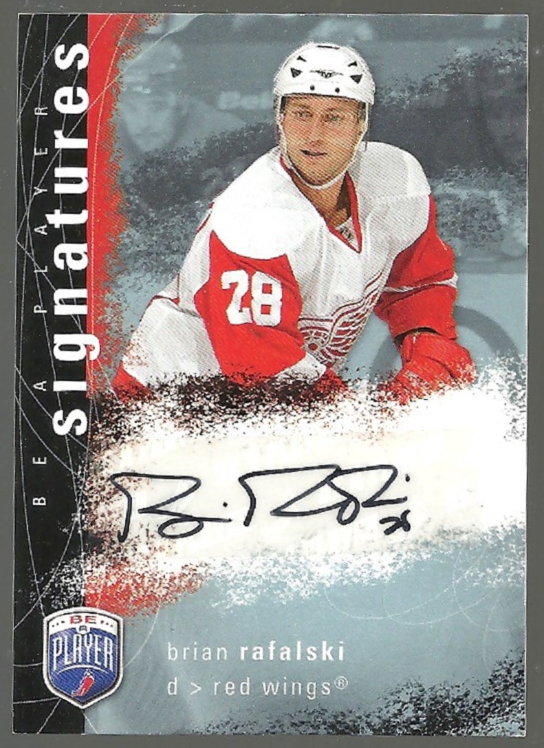 2007-08 Be A Player Signatures #SBR Brian Rafalski (image for) 2007-08 Be A Player Signatures #SBR Brian Rafalski