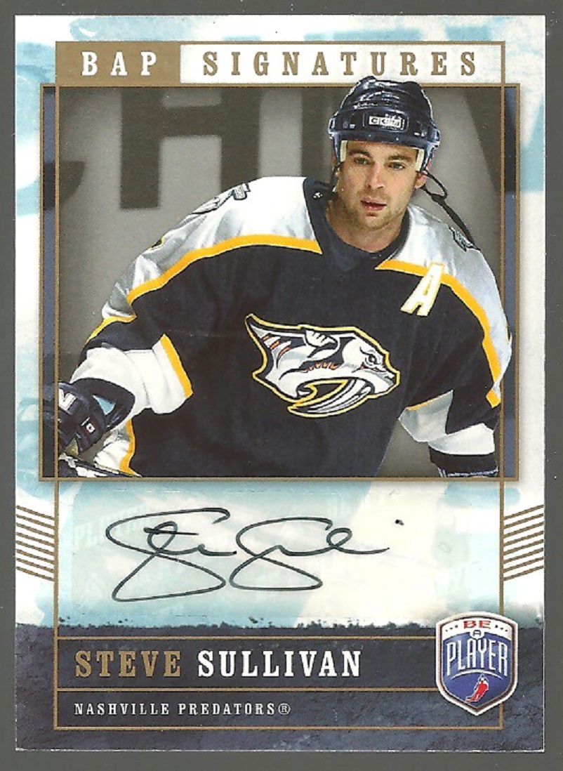 (image for) 2006-07 Be A Player Signatures #SU Steve Sullivan