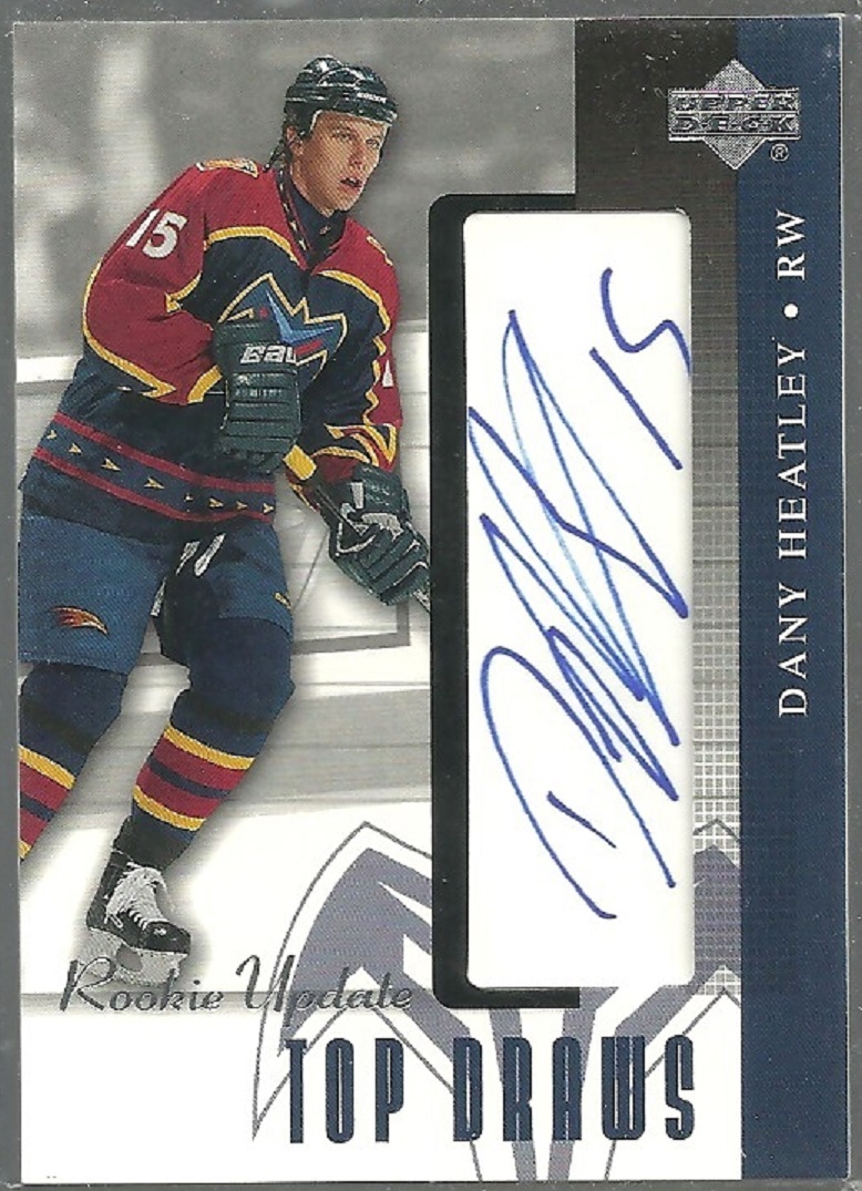 (image for) 2002-03 Upper Deck Rookie Update Autographs #DH Dany Heatley