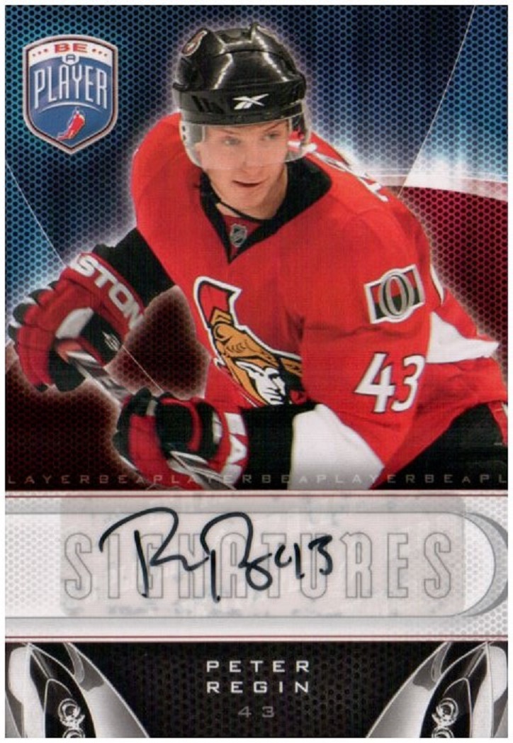 2009-10 Be A Player Signatures #SRE Peter Regin AUTO (image for) 2009-10 Be A Player Signatures #SRE Peter Regin AUTO