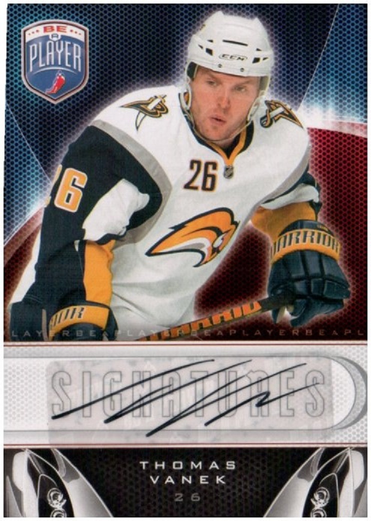(image for) 2009-10 Be A Player Signatures #STV Thomas Vanek AUTO