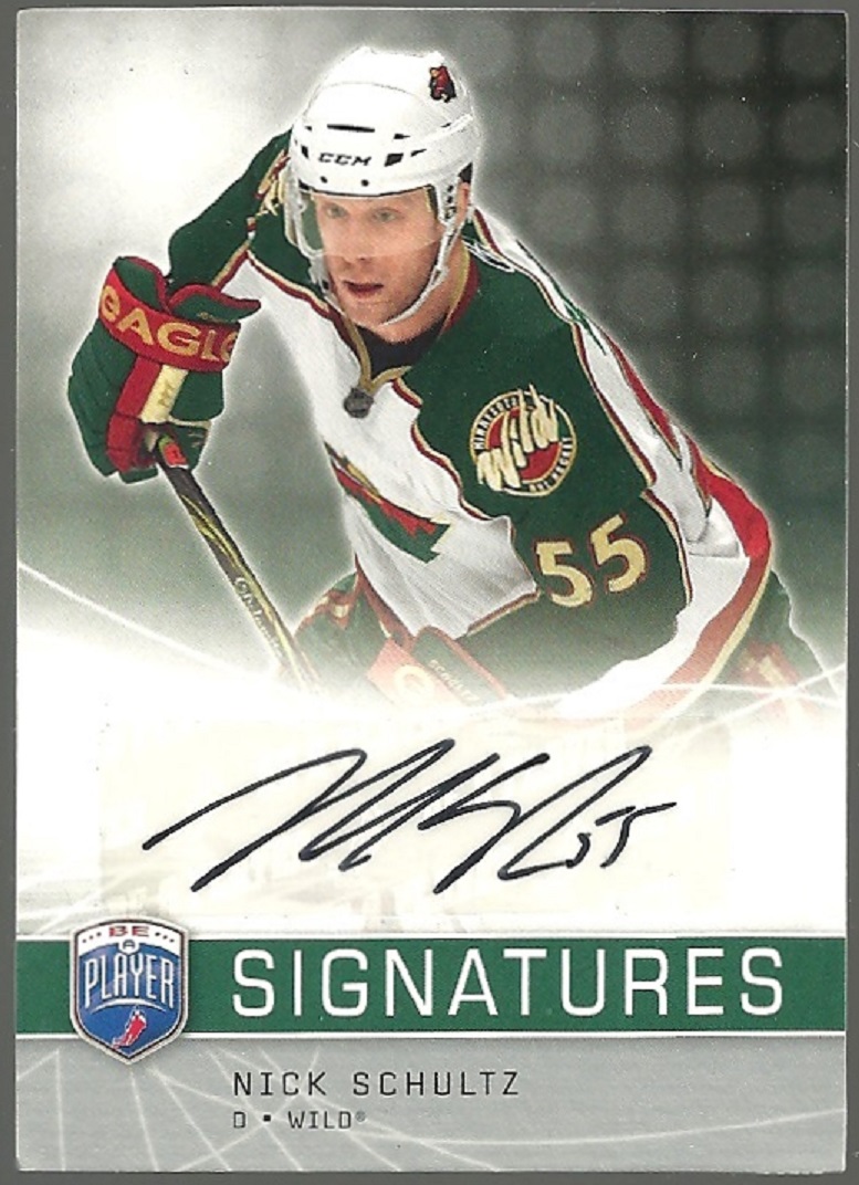 (image for) 2008-09 Be A Player Signatures #SNS Nick Schultz