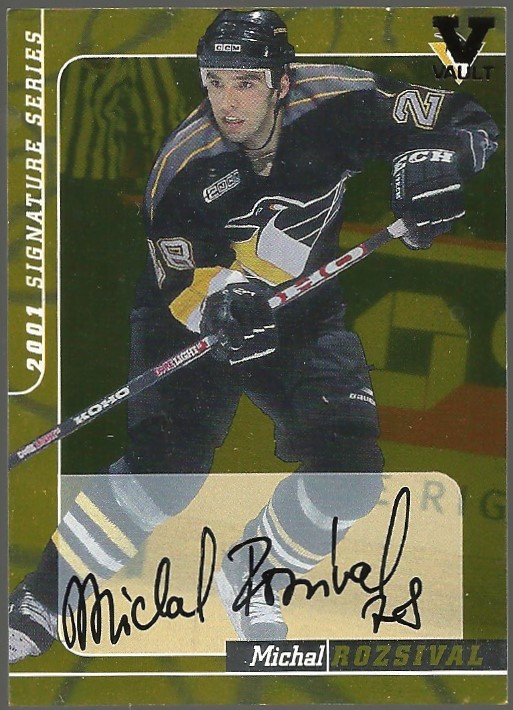 (image for) 2000-01 BAP Signature Series Autographs Gold #91 Michal Rozsival