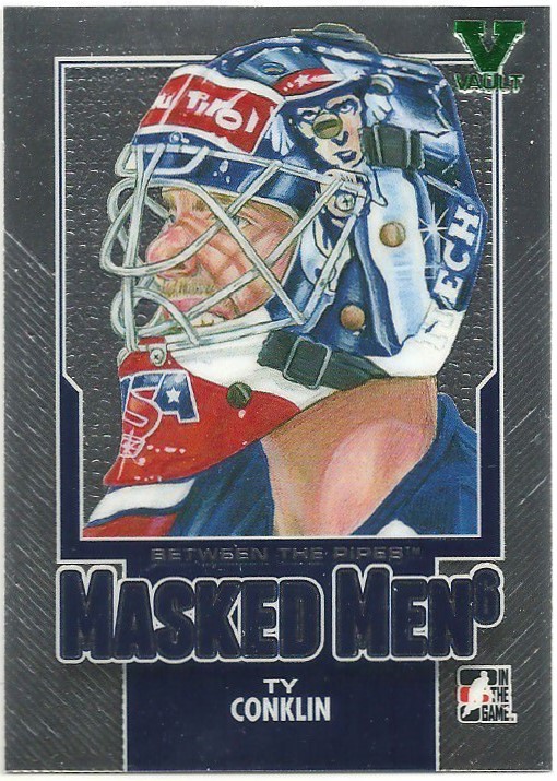 (image for) 2013-14 Between the Pipes Masked Men Silver #MM44 Ty Conklin