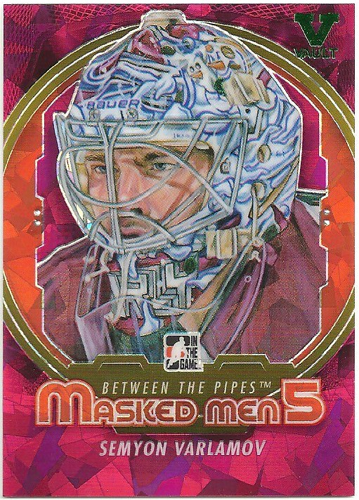 2012-13 Between The Pipes Masked Men V #MM50 Semyon Varlamov (image for) 2012-13 Between The Pipes Masked Men V #MM50 Semyon Varlamov