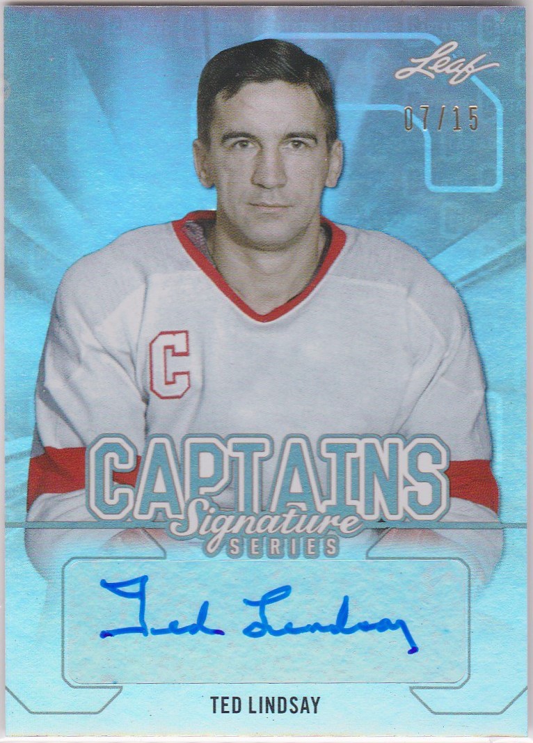 (image for) 2015-16 Leaf Signature Series Captains Auto Gray #SCTL1 Lindsay