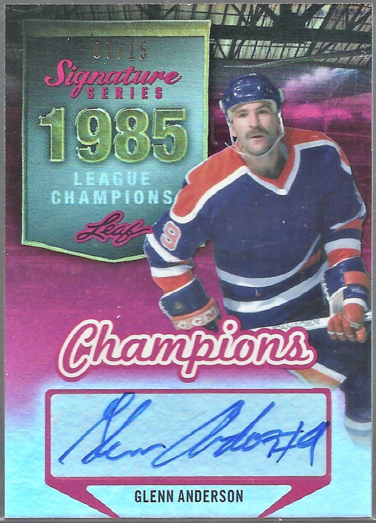 (image for) 2015-16 Leaf Signature Series Champions Red #SCHGA1 G. Anderson