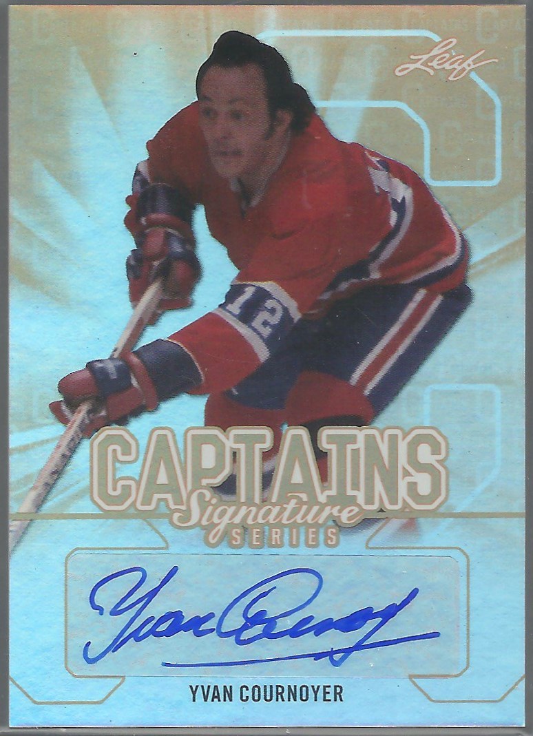 (image for) 2015-16 Leaf Signature Series Captains Auto #SCYC1 Y. Cournoyer