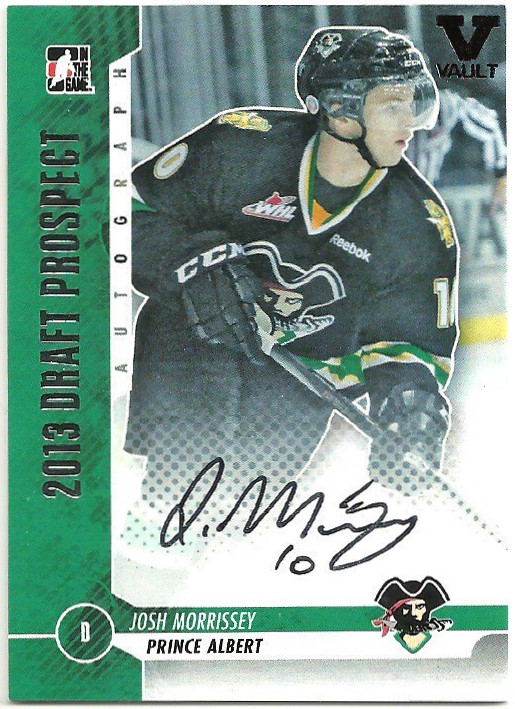 2012-13 ITG Draft Prospects Autographs #AJM Josh Morrissey (image for) 2012-13 ITG Draft Prospects Autographs #AJM Josh Morrissey