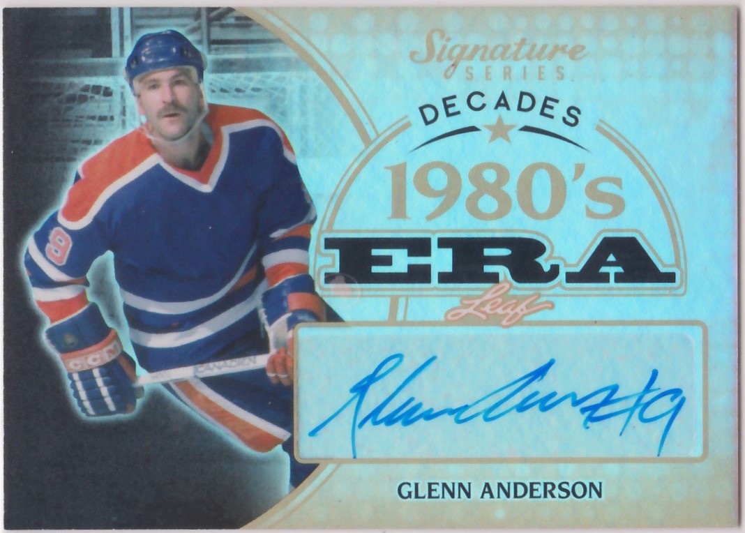 2015-16 Leaf Signature Series Decades Auto #SDGA1 Glenn Anderson (image for) 2015-16 Leaf Signature Series Decades Auto #SDGA1 Glenn Anderson