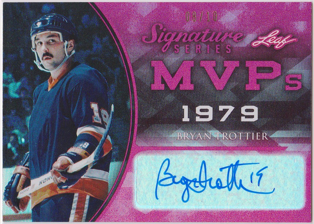 2015-16 Leaf Signature Series MVP Red #MVPBT1 Bryan Trottier (image for) 2015-16 Leaf Signature Series MVP Red #MVPBT1 Bryan Trottier
