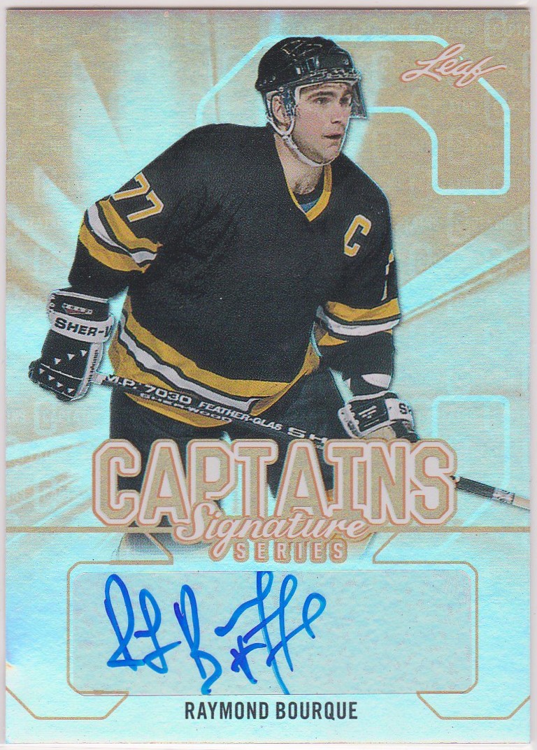 (image for) 2015-16 Leaf Signature Series Captains Auto #SCRB1 Raymond Bourque