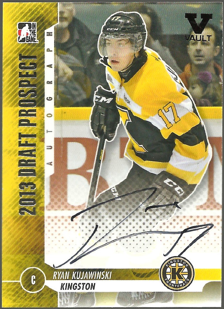2012-13 ITG Draft Prospects Autographs #ARK2 Ryan Kujawinski (image for) 2012-13 ITG Draft Prospects Autographs #ARK2 Ryan Kujawinski