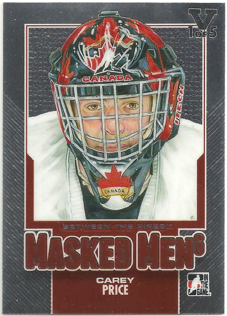 (image for) 2013-14 Between the Pipes Masked Men Silver #MM48 Carey Price