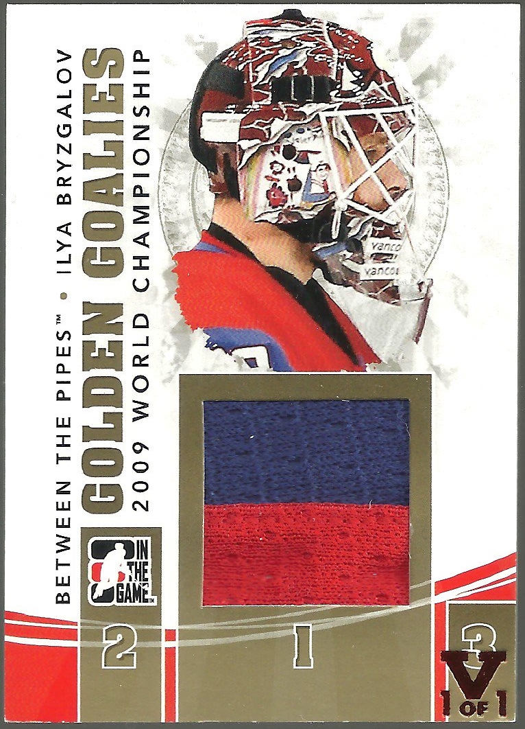 (image for) 2010-11 Between The Pipes Golden Goalies Gold #GG18 Bryzgalov