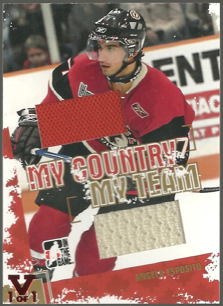 (image for) 2007-08 Heroes and Prospects My Country My Team #5 A. Esposito