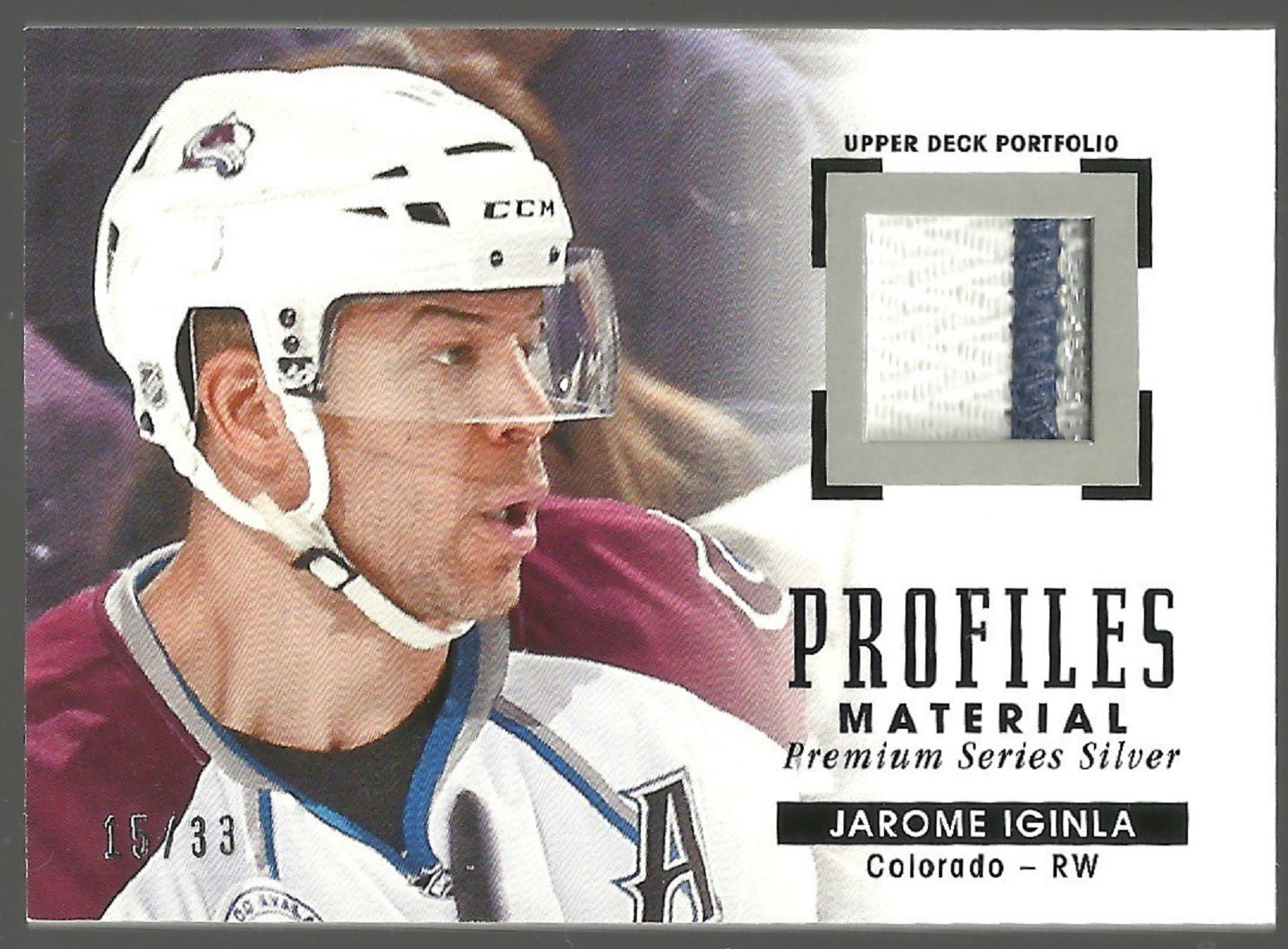 (image for) 2015-16 Portfolio Profiles Material Silver Premium #PMJI Iginla