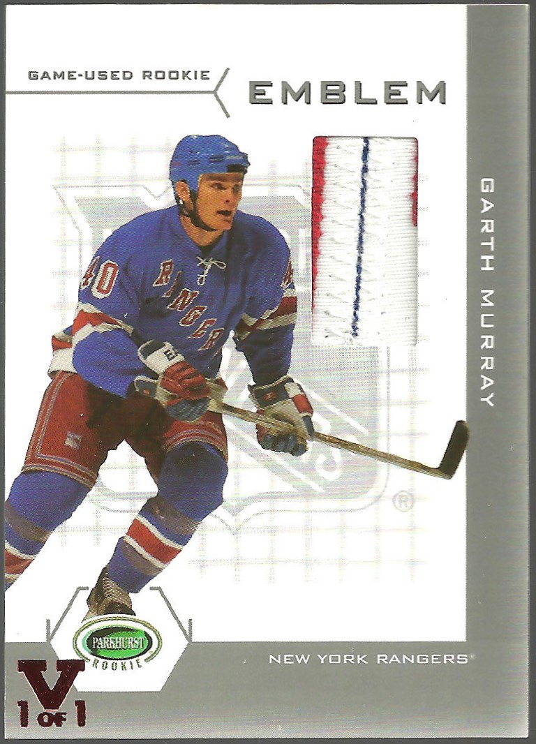 (image for) 2003-04 Parkhurst Rookie Rookie Emblems #RE12 Garth Murray