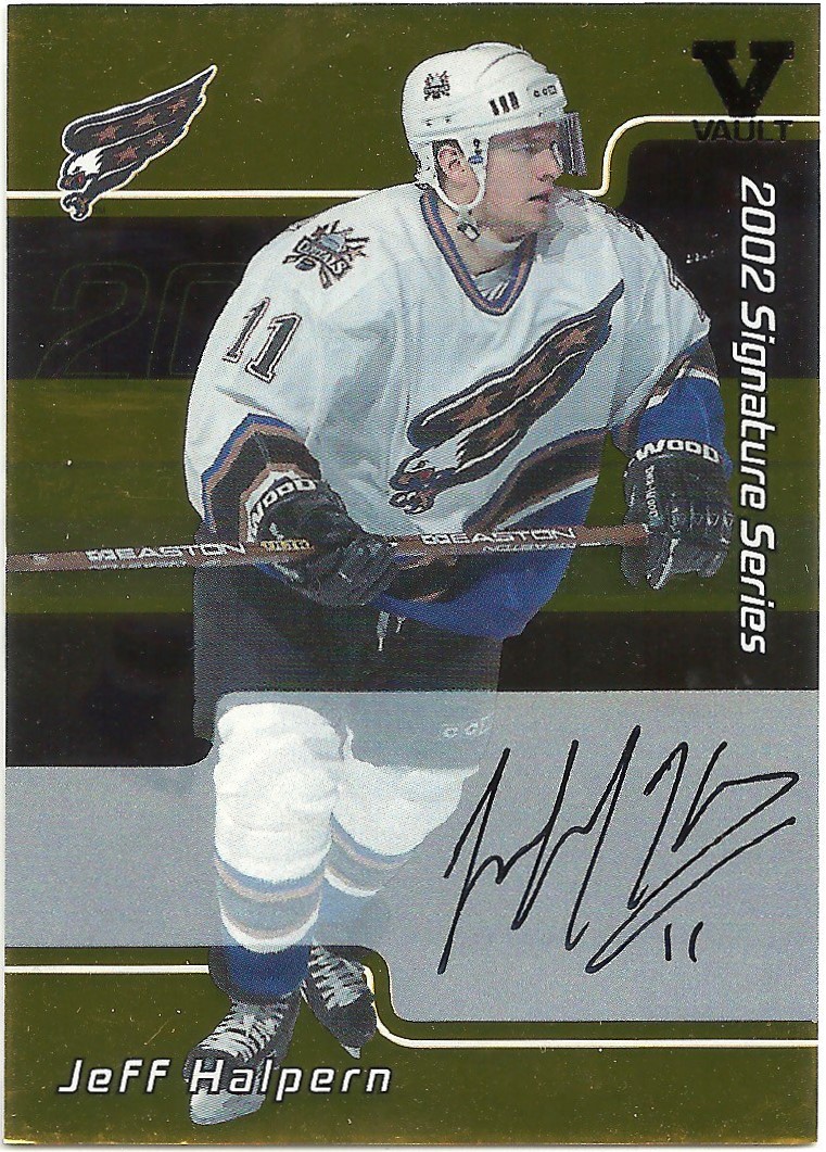 (image for) 2001-02 BAP Signature Series Autographs Gold #172 Jeff Halpern