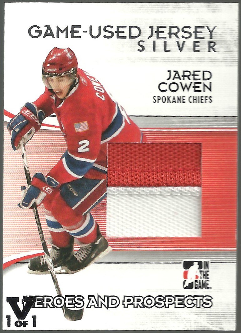 (image for) 2009-10 ITG Heroes and Prospects Jerseys Silver #M37 Jared Cowen