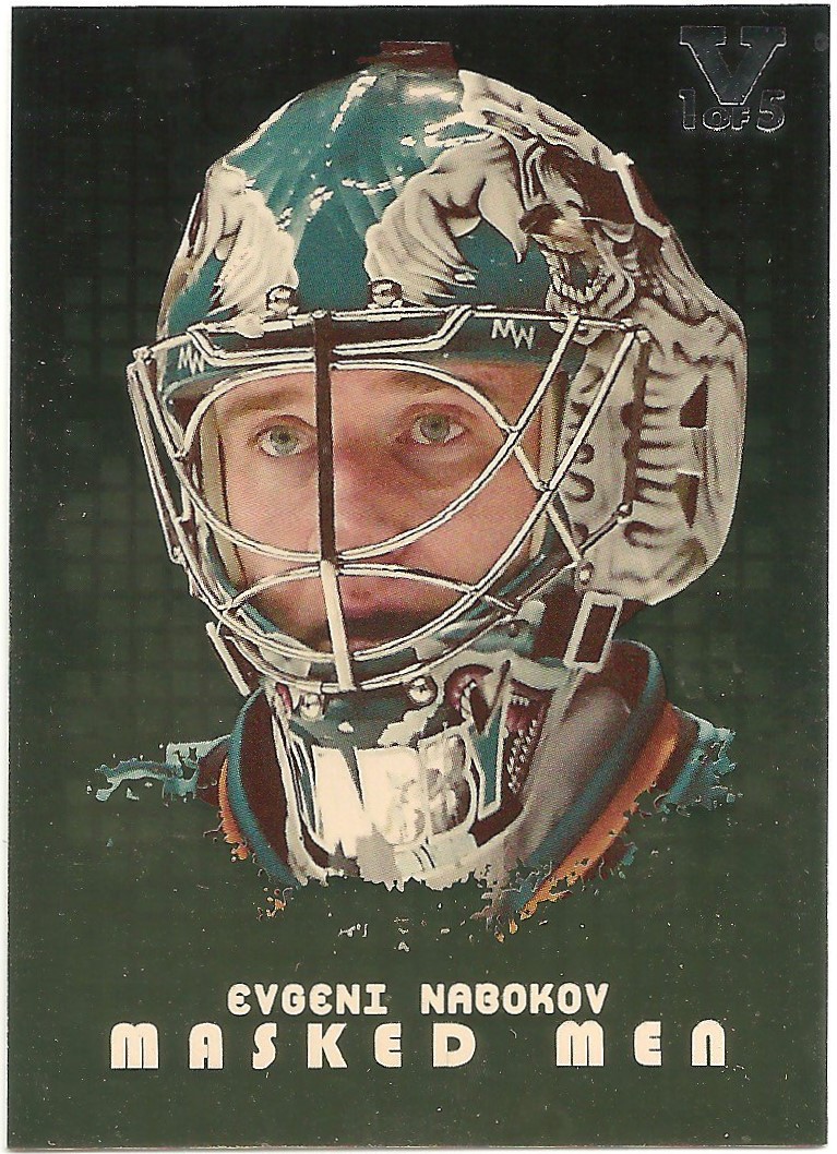 (image for) 2008-09 Between The Pipes Masked Men Gold #MM18 Evgeni Nabokov
