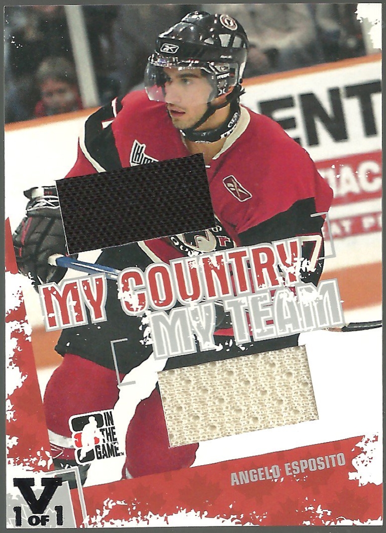 (image for) 2007-08 Heroes and Prospects My Country My Team #5 A. Esposito