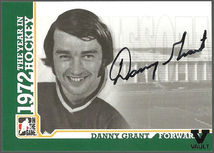 (image for) 2009-10 ITG 1972 The Year In Hockey Autographs #ADG Danny Grant