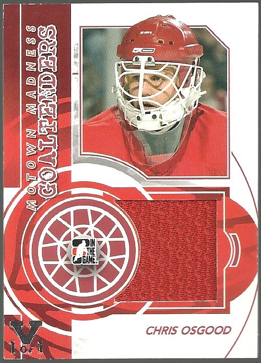 (image for) 2012-13 ITG Motown Madness Goaltenders #G3 Chris Osgood 1/1