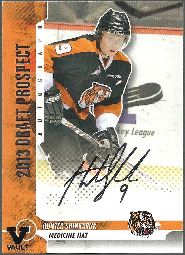 2012-13 ITG Draft Prospects Autographs #AHS Hunter Shinkaruk (image for) 2012-13 ITG Draft Prospects Autographs #AHS Hunter Shinkaruk