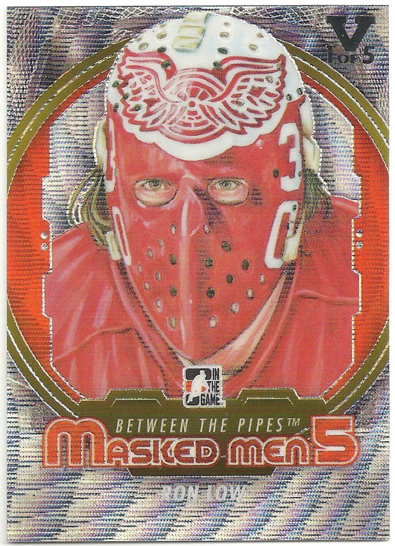 2012-13 Between The Pipes Masked Men V Silver #MM25 Ron Low (image for) 2012-13 Between The Pipes Masked Men V Silver #MM25 Ron Low