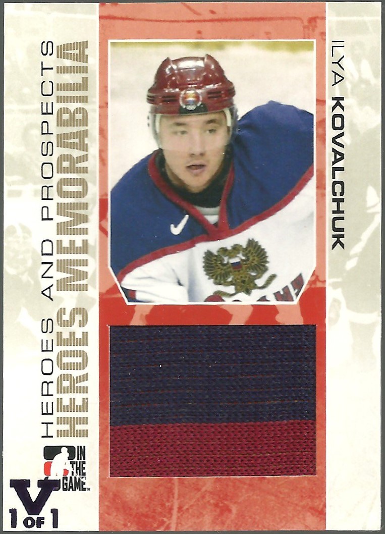 (image for) 2007-08 ITG Heroes and Prospects Memorabilia #HM09 I. Kovalchuk