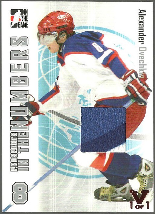 (image for) 2004-05 ITG Heroes and Prospects Numbers #59 Alexander Ovechkin