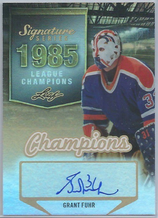 (image for) 2015-16 Leaf Signature Series Champions Auto #SCHGF1 Grant Fuhr