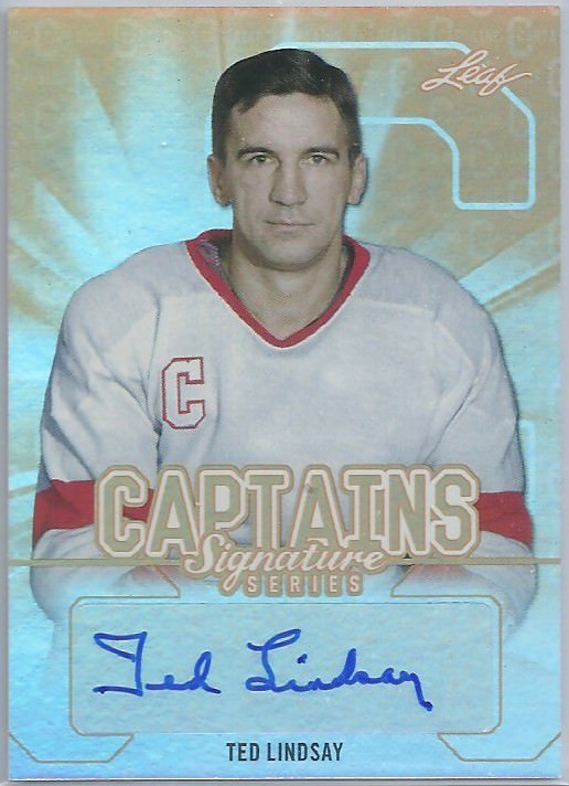 (image for) 2015-16 Leaf Signature Series Captains Auto #SCTL1 Ted Lindsay