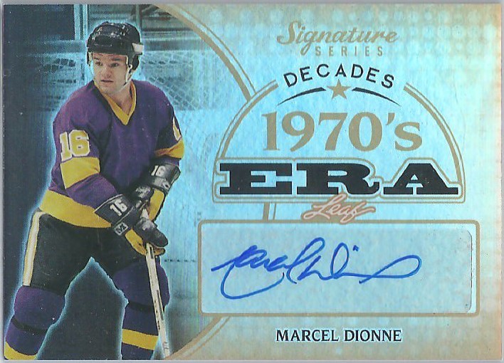 2015-16 Leaf Signature Series Decades Auto #SDMD1 Marcel Dionne (image for) 2015-16 Leaf Signature Series Decades Auto #SDMD1 Marcel Dionne