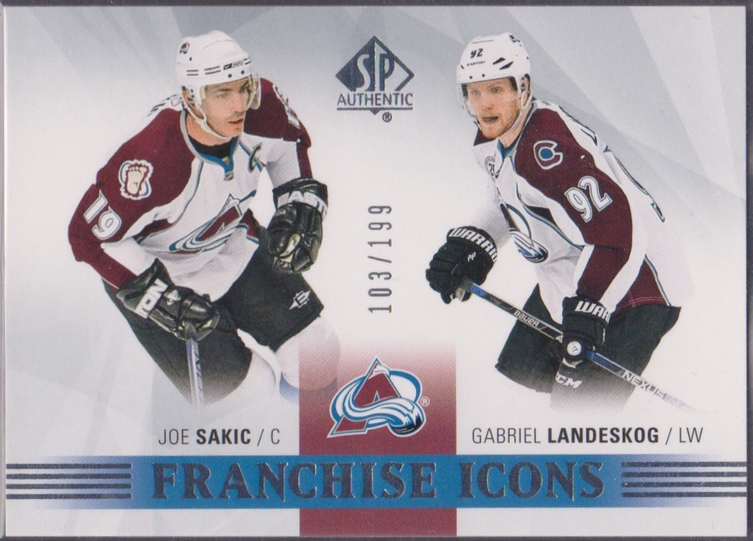 (image for) 2015-16 SP Authentic #169 Joe Sakic/Gabriel Landeskog 103/199