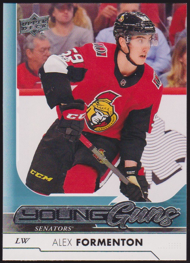 2017-18 Upper Deck #219 Alex Formenton YG RC (image for) 2017-18 Upper Deck #219 Alex Formenton YG RC