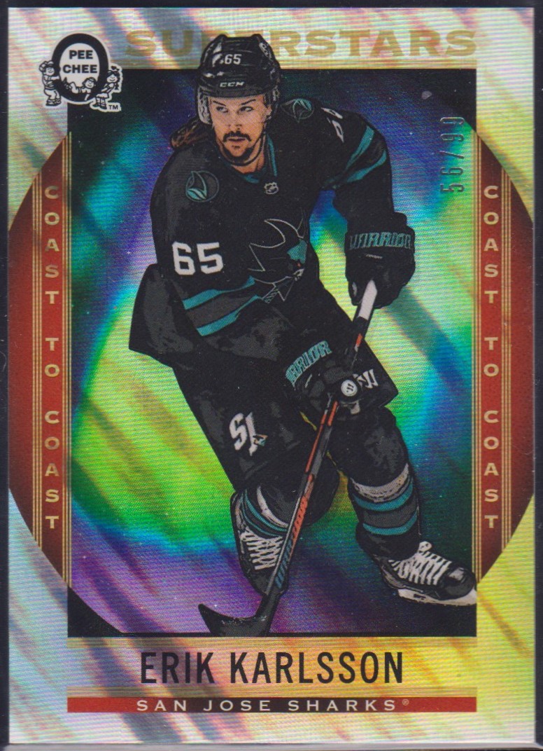(image for) 2018-19 O-Pee-Chee Coast to Coast Polar Lights #112 E. Karlsson