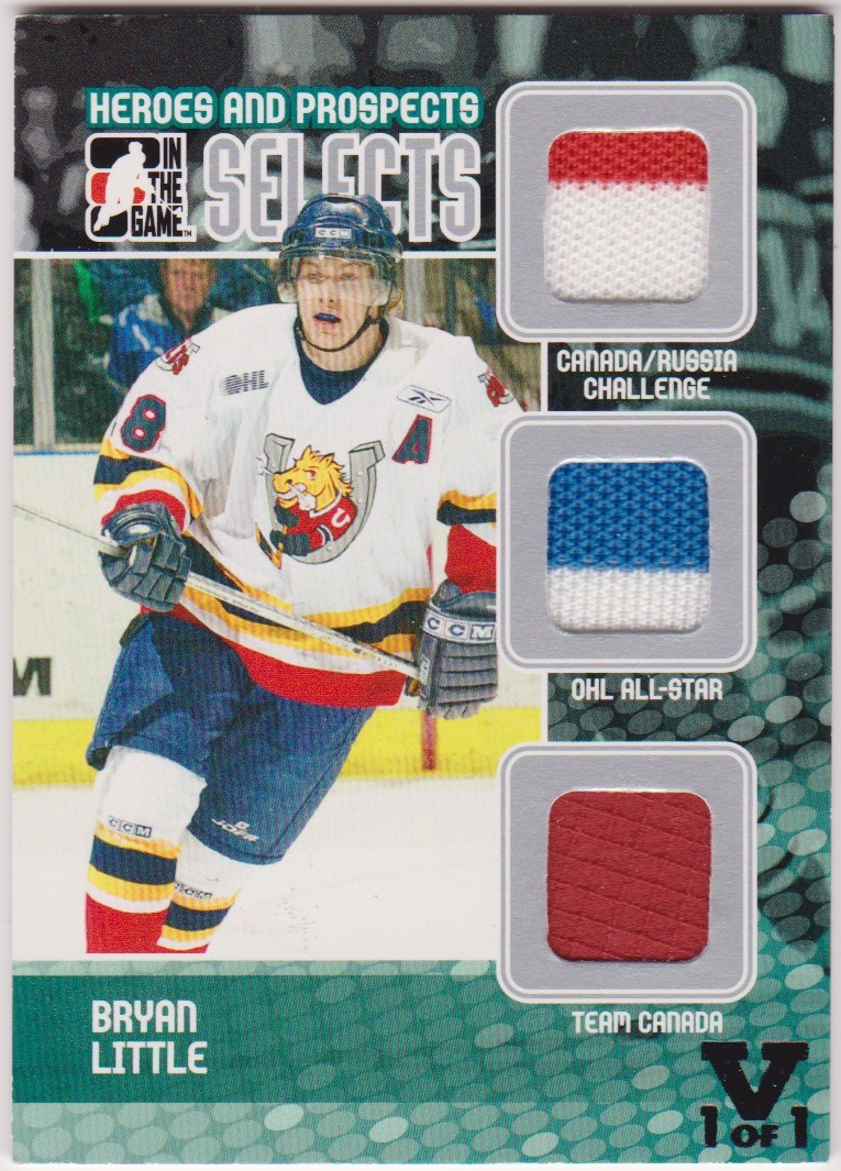 (image for) 2009-10 ITG Heroes and Prospects Selects Jerseys - Bryan Little