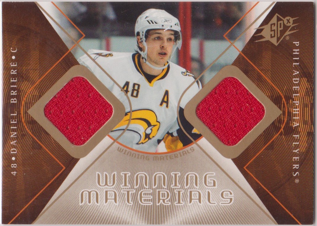 (image for) 2007-08 SPx Winning Materials #WMDB Daniel Briere