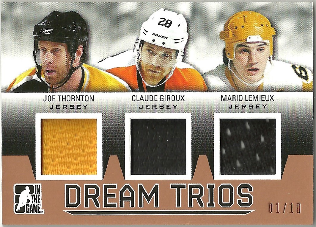 2014-15 ITG Draft Prospects Dream Trios Bronze #D35 Lemieux 1/10 (image for) 2014-15 ITG Draft Prospects Dream Trios Bronze #D35 Lemieux 1/10