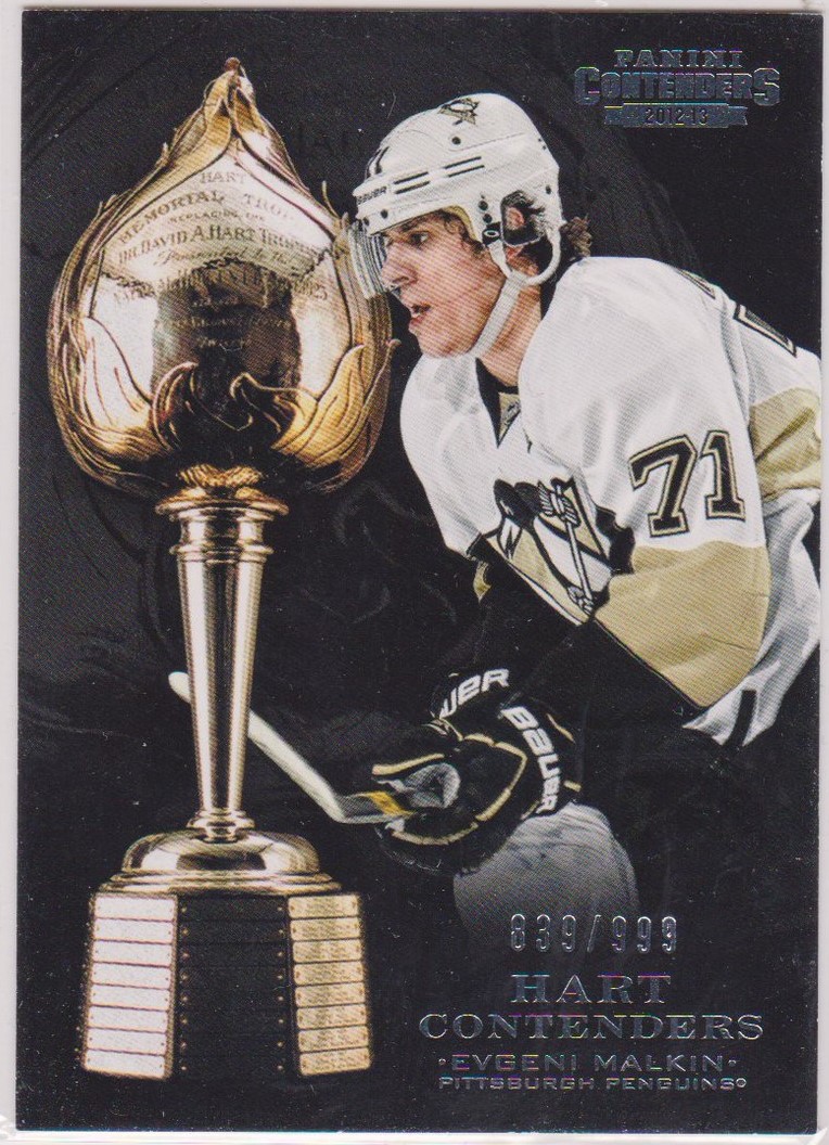 2012-13 Panini Contenders Hart Contenders #H1 Evgeni Malkin (image for) 2012-13 Panini Contenders Hart Contenders #H1 Evgeni Malkin