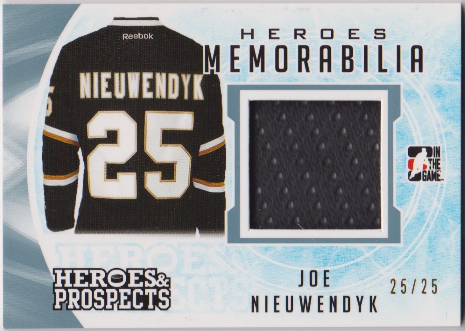 (image for) 2016-17 ITG Heroes & Prospects Jerseys Platinum #23 Nieuwendyk