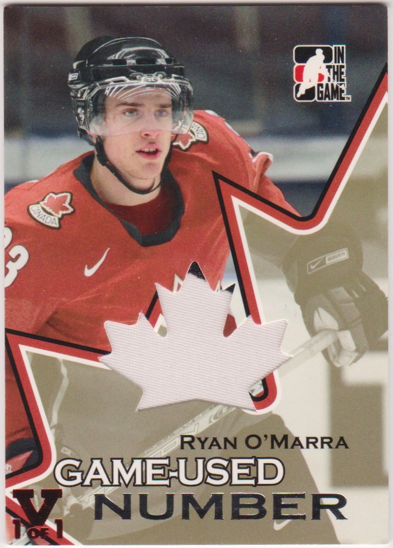 (image for) 2007 ITG Going For Gold World Juniors Numbers #19 Ryan O'Marra