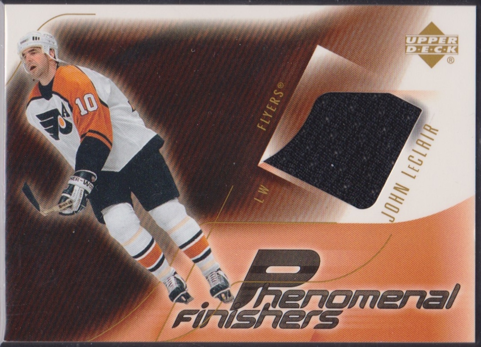 2001-02 Upper Deck Phenomenal Finishers Jerseys #PFJL J. LeClair (image for) 2001-02 Upper Deck Phenomenal Finishers Jerseys #PFJL J. LeClair