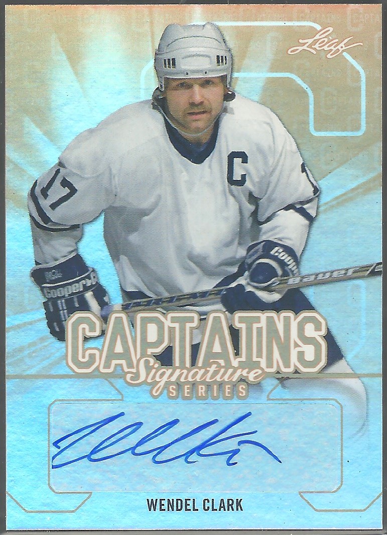 (image for) 2015-16 Leaf Signature Series Captains Auto #SCWC1 Wendel Clark