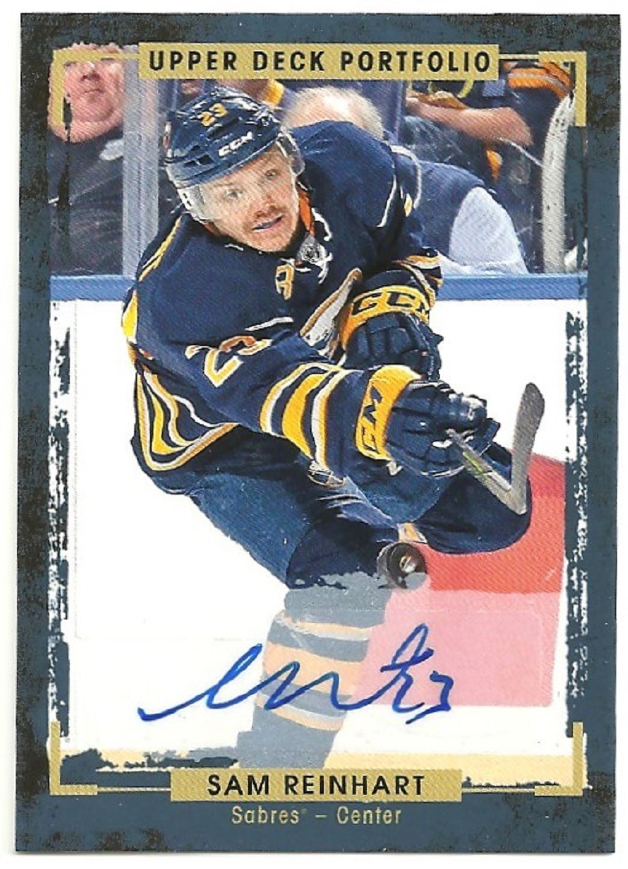 (image for) 2015-16 Upper Deck Portfolio Autographs #161 Sam Reinhart