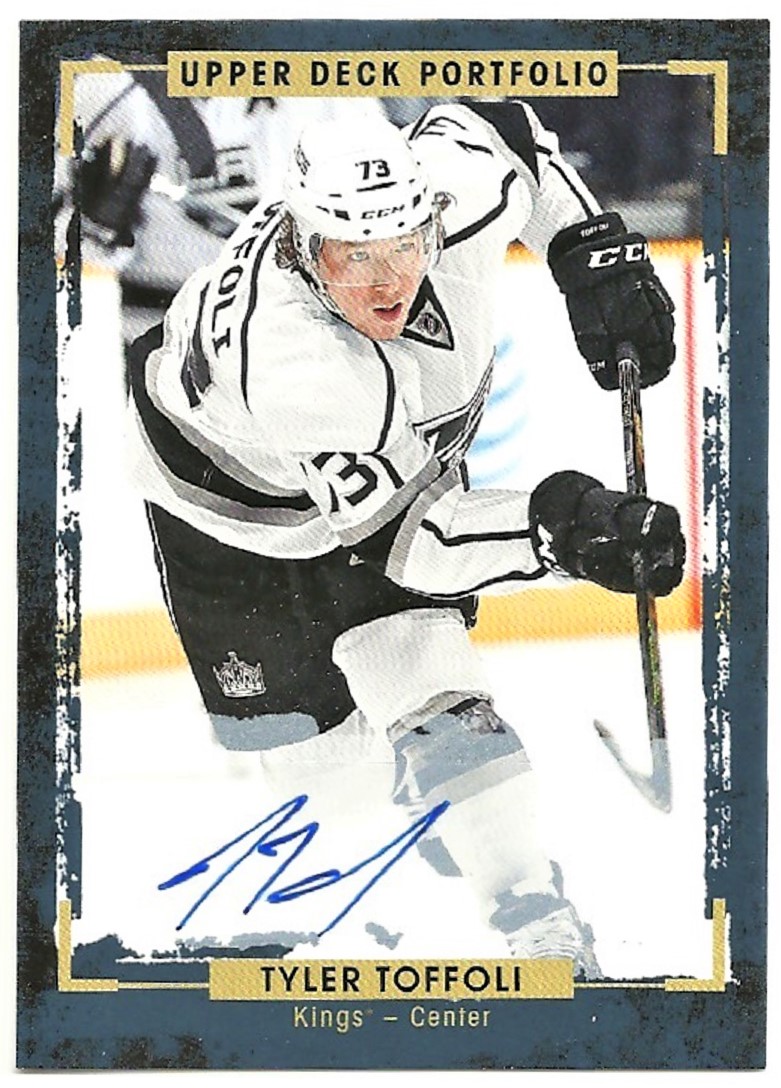 (image for) 2015-16 Upper Deck Portfolio Autographs #166 Tyler Toffoli