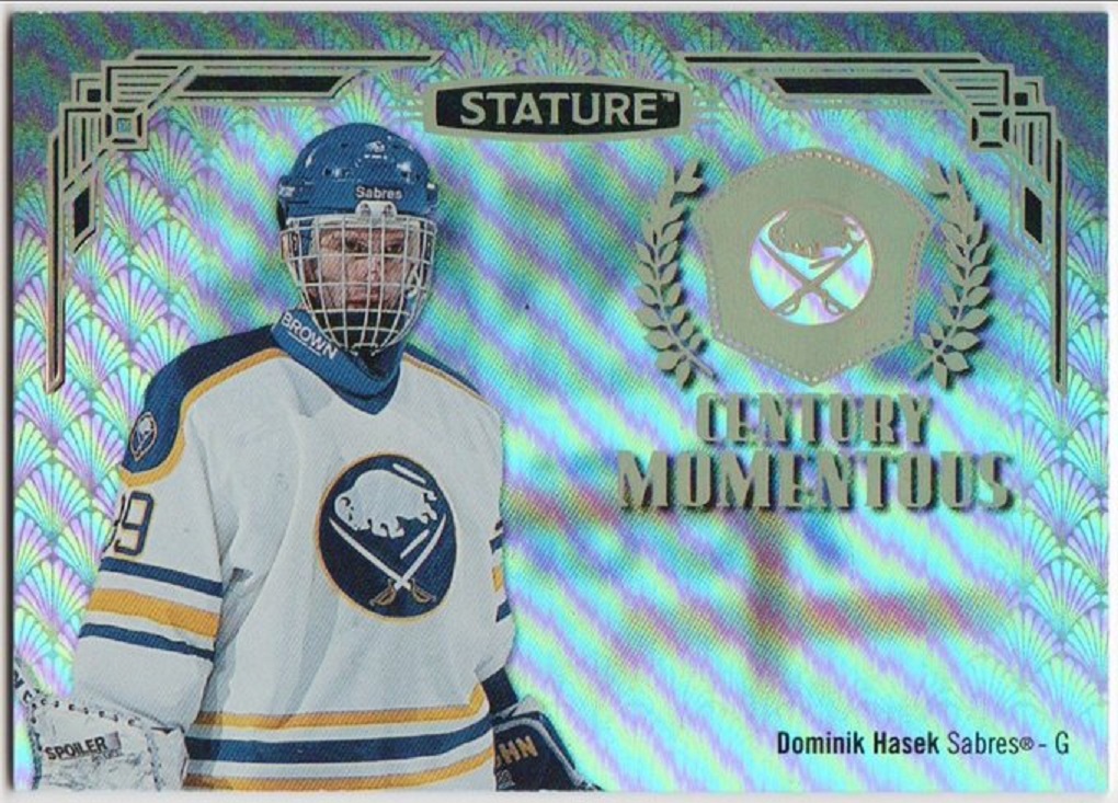 (image for) 2020-21 Upper Deck Stature Century Momentous #CM6 Dominik Hasek
